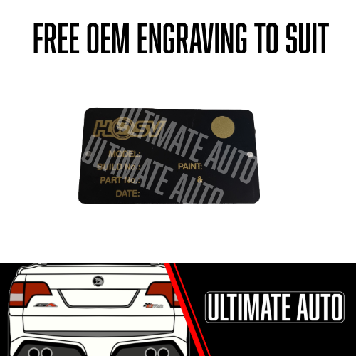 VT - VY HSV Build plate