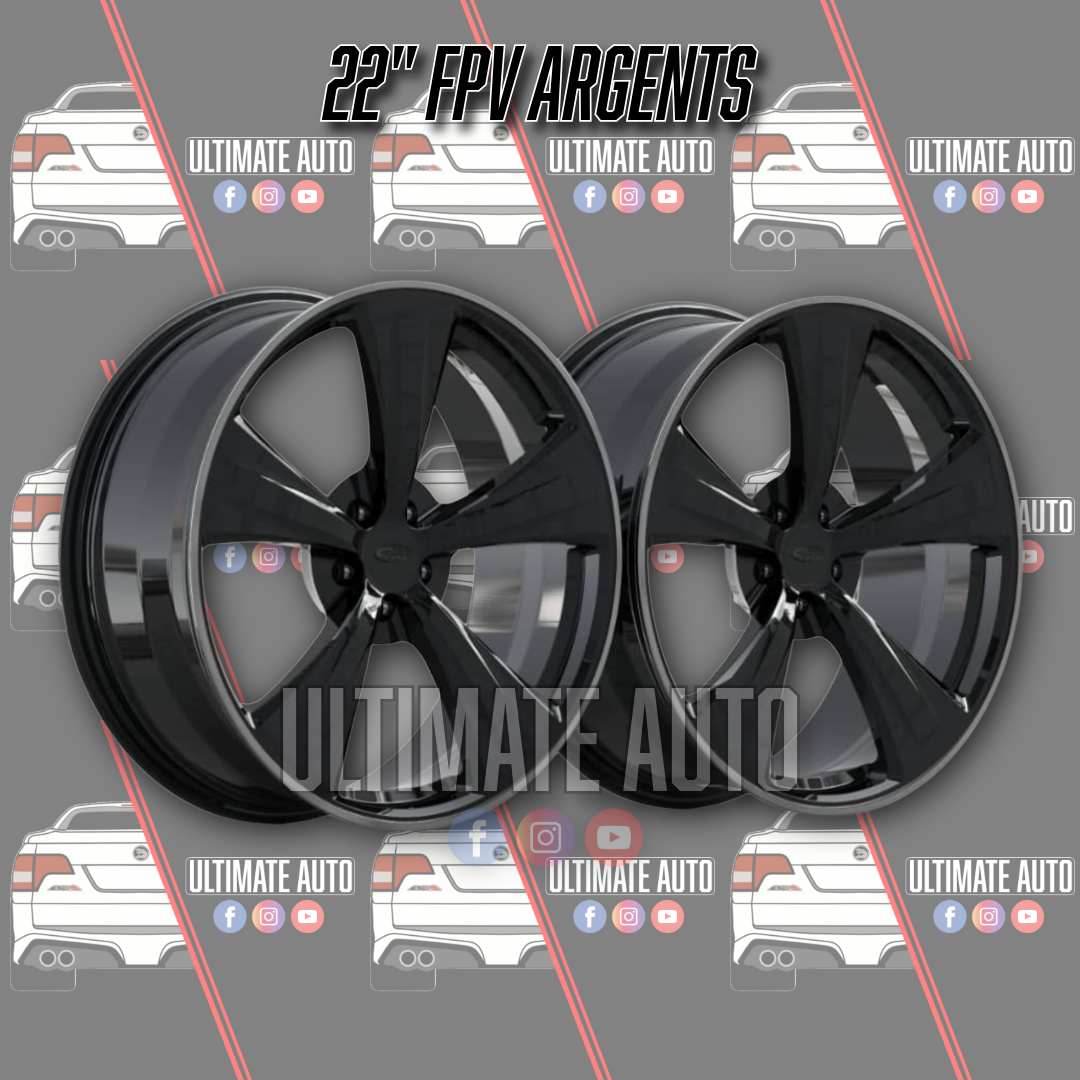 22" FPV FG Argents forged wheels
