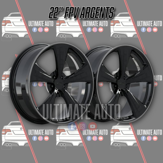22" FPV FG Argents forged wheels