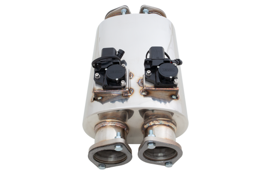 Dual 3Inch Oval Varex Universal Muffler