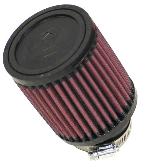 [K&N]   Universal Air Filters - RU-1700 K&N Universal Clamp-On Air Filter - 2-1/4"20 DEG FLG, 3-1/2"OD, 4"H