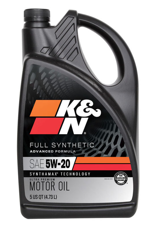 [K&N]   Air Filter Cleaning Products - 104101 K&N Oil; 5W-20 K&N Full Synthetic Motor Oil, 5 Quart