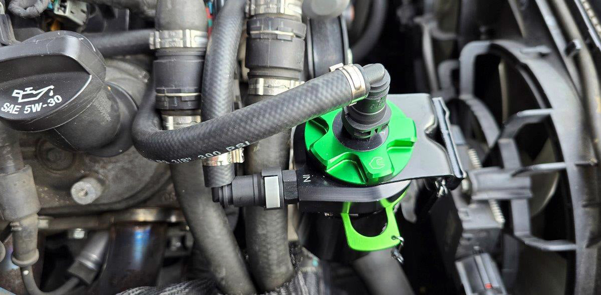 [Improved Racing]   Oil System - CCS Oil Catch Can Kit, LS Water Pump Mount, for Holden VE - VF