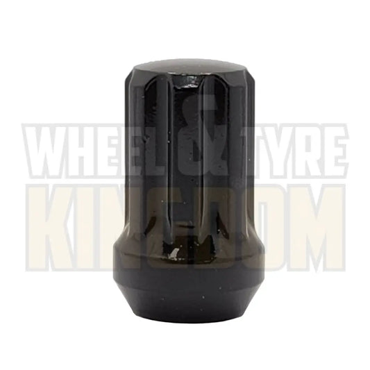 Dynamic Accessories Wheel Nut 14x1.5 38mm Spline Black (7-point Truck)