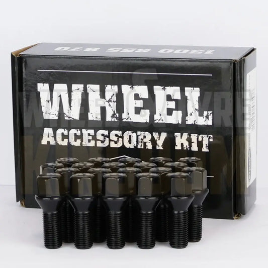 Dynamic Accessories Wheel Stud 14x1.5 54mm 17mm Hex Black Steel (pack of 20)