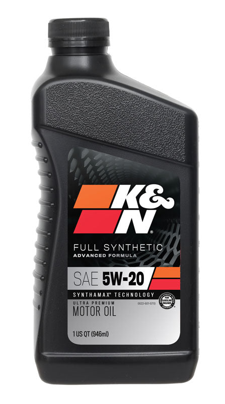 [K&N]   Air Filter Cleaning Products - 104104 K&N Oil; 5W-20 K&N Full Synthetic Motor Oil, Quart