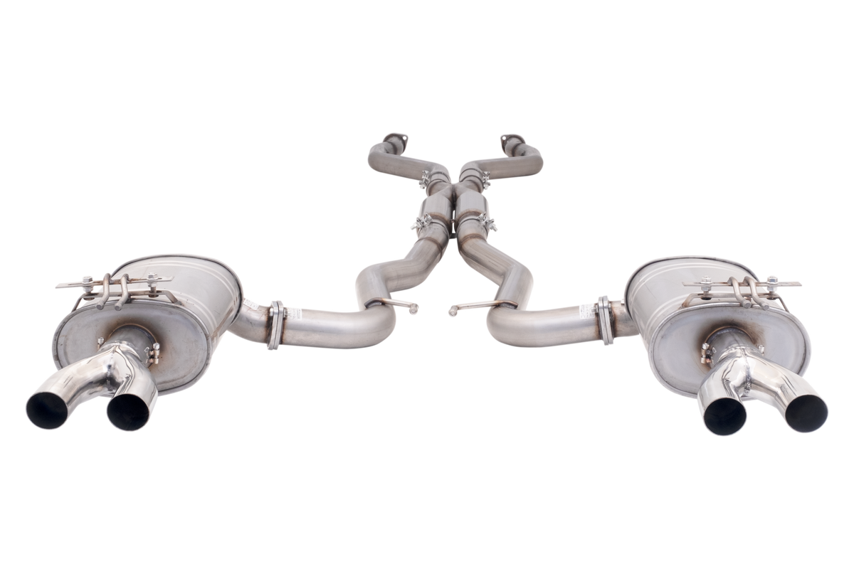 HSV VF Sedan & Wagon Raw 409 Stainless Steel Twin 3" Cat Back System