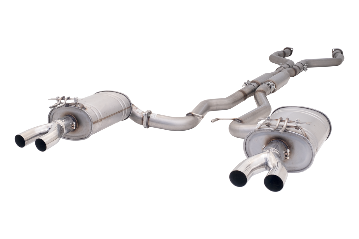 HSV VF Sedan & Wagon Raw 409 Stainless Steel Twin 3" Cat Back System