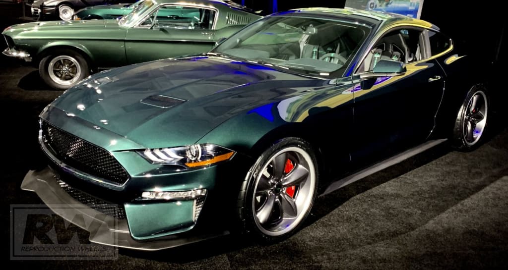 [FORGED] Ford Mustang Bullitt Steve Mcqueen Edition 20 inch Graphite Machined REPLICA Wheel