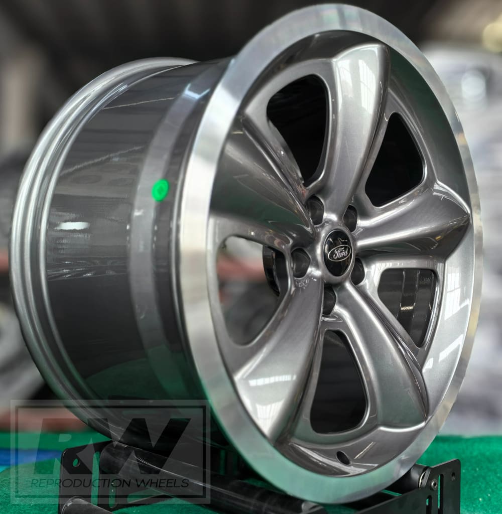 [FORGED] Ford Mustang Bullitt Steve Mcqueen Edition 20 inch Graphite Machined REPLICA Wheel