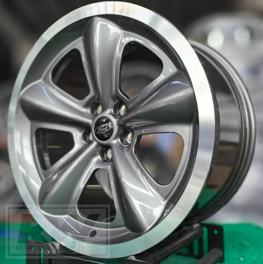 [FORGED] Ford Mustang Bullitt Steve Mcqueen Edition 20 inch Graphite Machined REPLICA Wheel