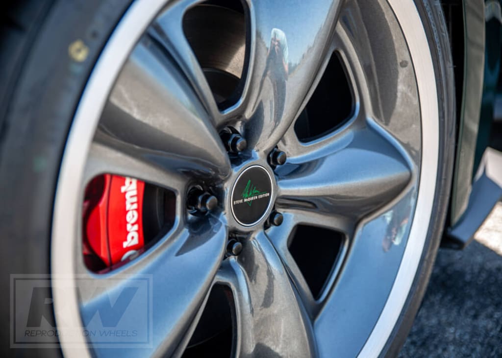[FORGED] Ford Mustang Bullitt Steve Mcqueen Edition 20 inch Graphite Machined REPLICA Wheel