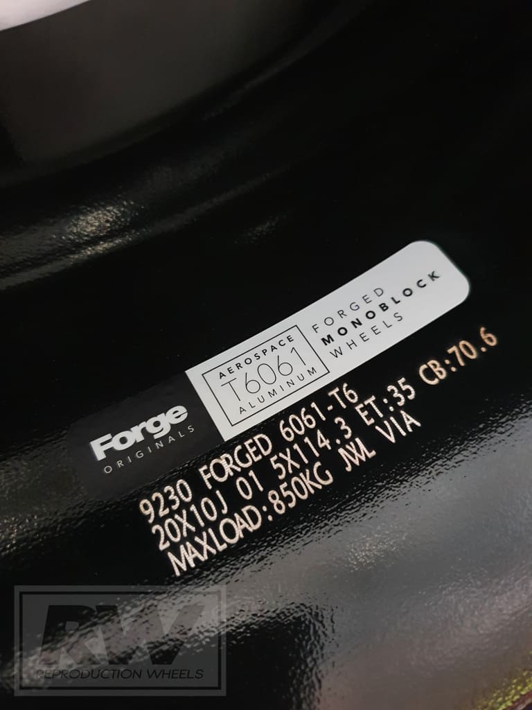 [FORGED] Ford Mustang Shelby GT500 Track Edition 19 inch Gloss Black REPLICA Wheel