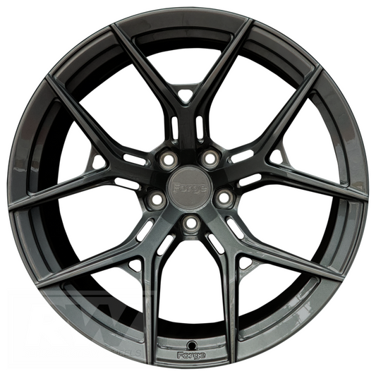 [FORGED] Nissan Skyline R35 GTR 20 inch Titanium Grey HF5 Style Wheel