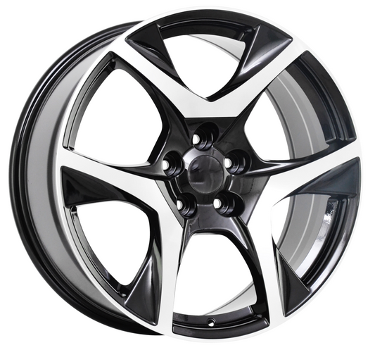 GEN-F2 Clubsport R8 20 inch Black Machined REPLICA Wheels (PRE-VE)