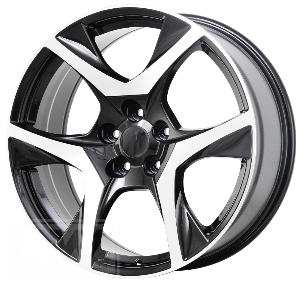GEN-F2 Clubsport R8 20 inch Black Machined REPLICA Wheels (PRE-VE)