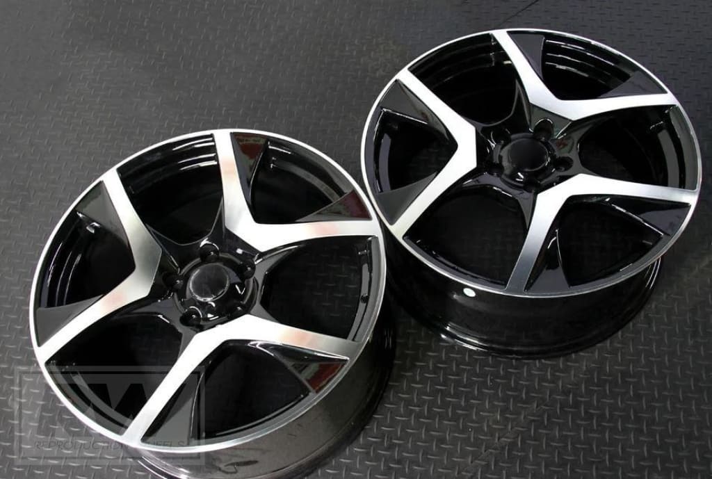 GEN-F2 Clubsport R8 20 inch Black Machined REPLICA Wheels (PRE-VE)