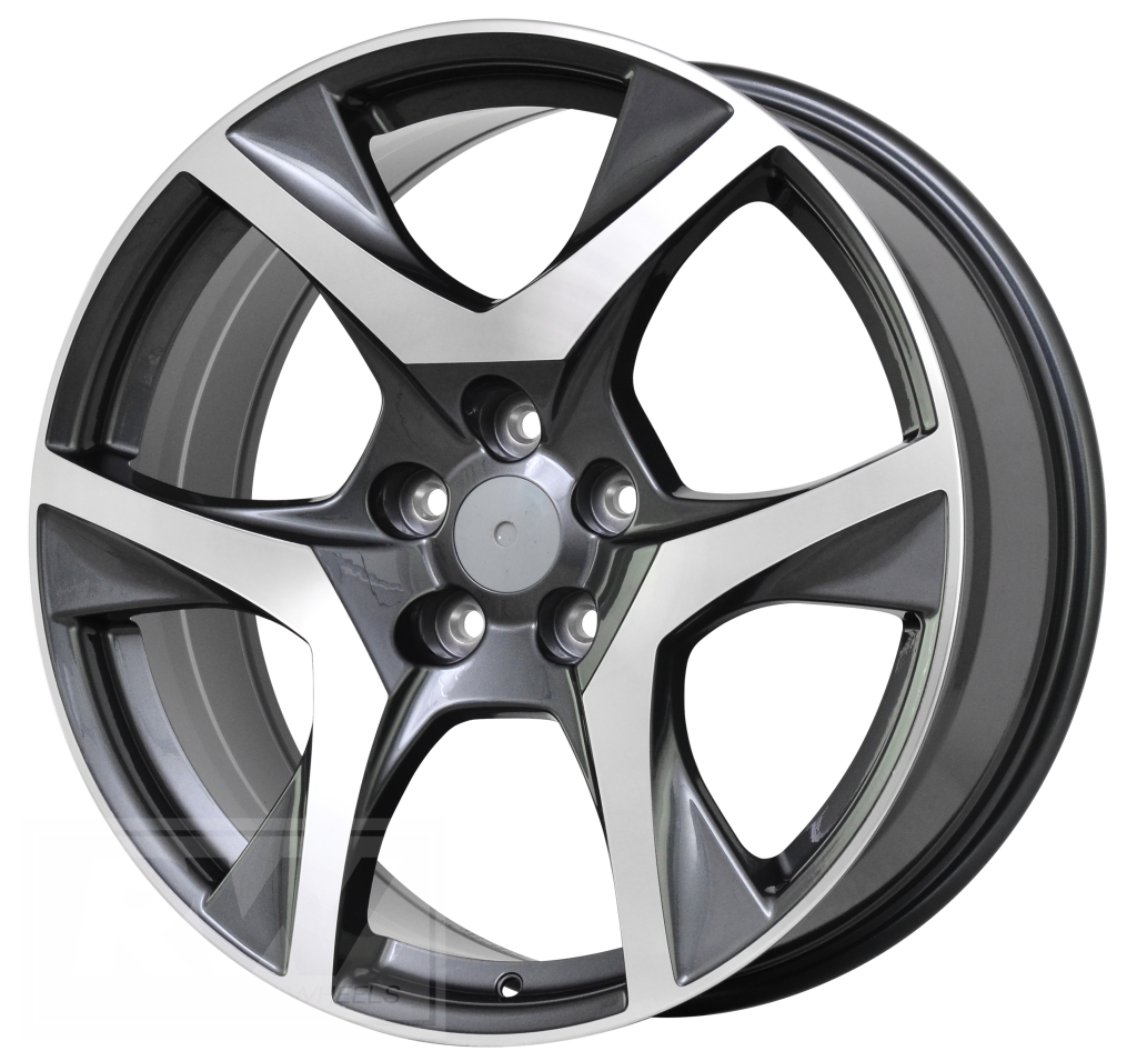 GEN-F2 Clubsport R8 20 inch Grey Machined REPLICA Wheels (PRE-VE)