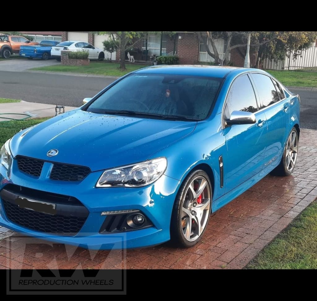 GEN-F2 Clubsport R8 20 inch Grey Machined VE VF REPLICA Wheel and Tyre Packages