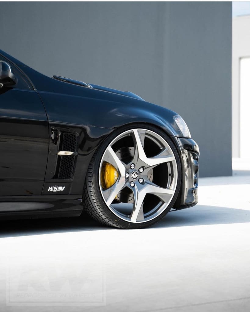 GEN-F2 Clubsport R8 20 inch Grey Machined VE VF REPLICA Wheel and Tyre Packages