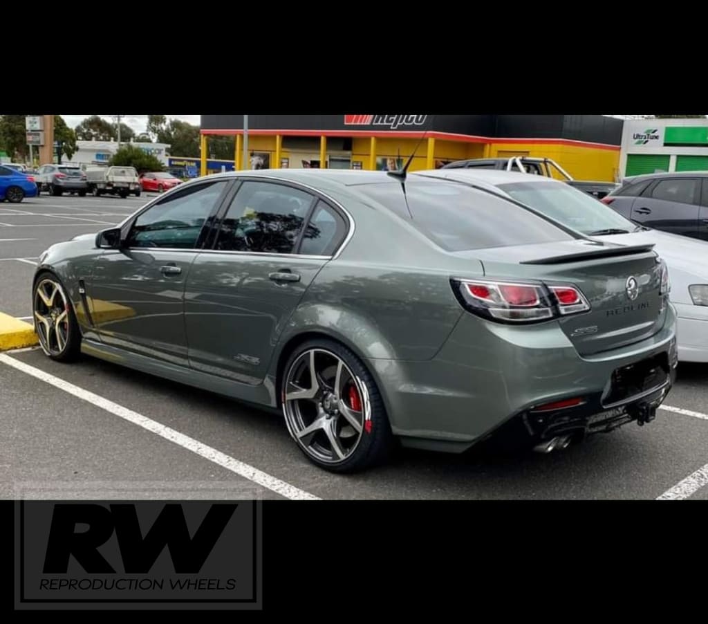 GEN-F2 Clubsport R8 20 inch Grey Machined VE VF REPLICA Wheel and Tyre Packages