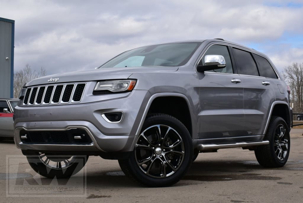 JEEP Grand Cherokee SRT8 WK2 Spider Monkey 20 inch Satin Black REPLICA Wheel