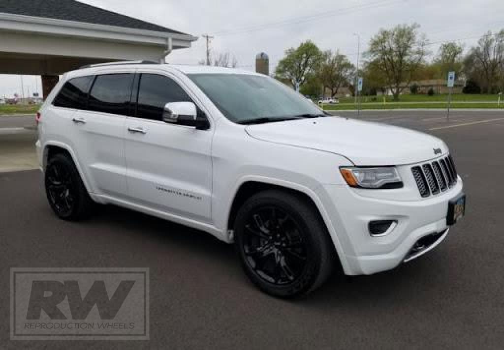 JEEP Grand Cherokee SRT8 WK2 Spider Monkey 20 inch Satin Black REPLICA Wheel