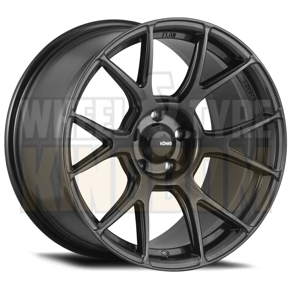 Konig Ampliform 18x8.5 5x114.3 +40 Dark Metallic Graphite