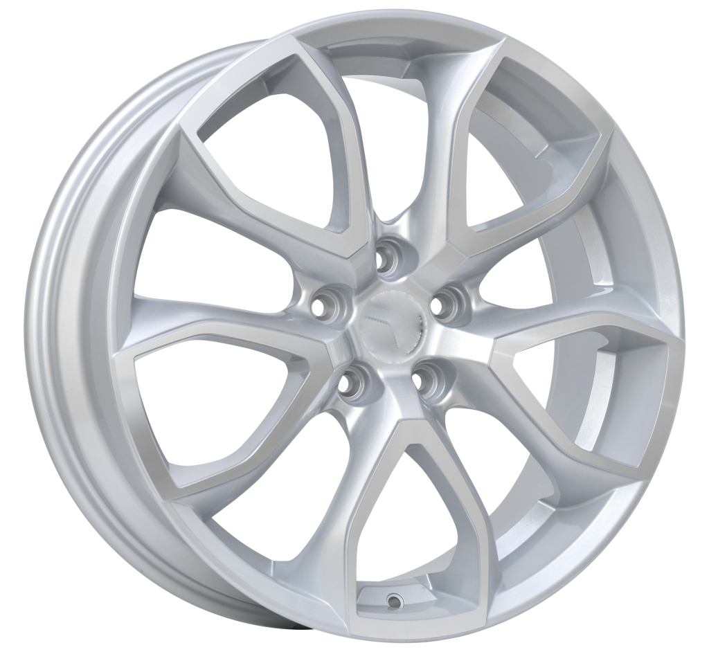 LS3 E-Series Pentagon 19 inch Silver Machined REPLICA Wheels (PRE-VE)
