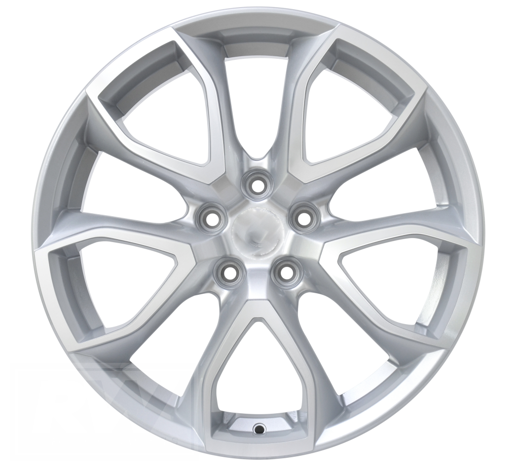 LS3 E-Series Pentagon 19 inch Silver Machined REPLICA Wheels (PRE-VE)