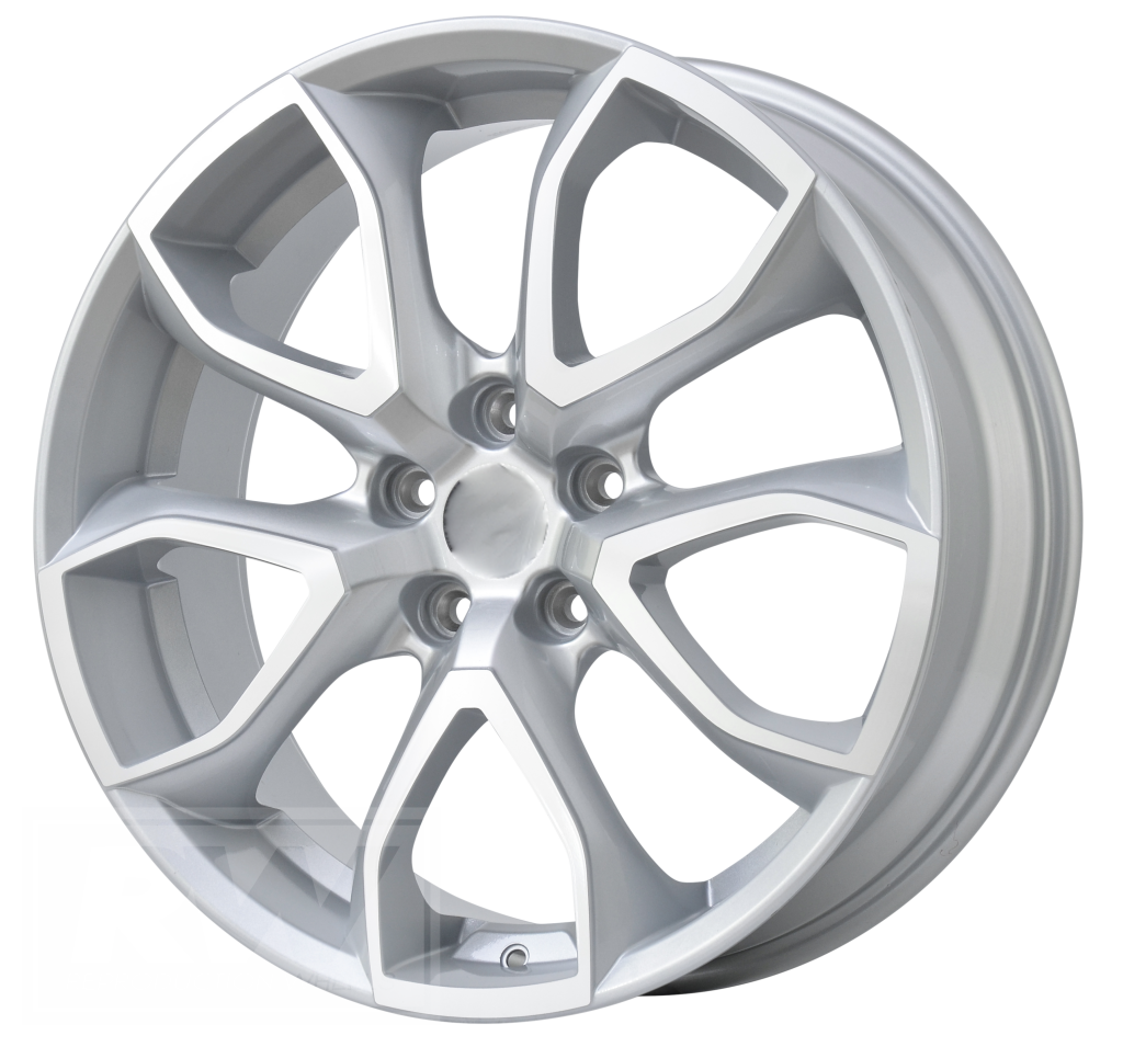 LS3 E-Series Pentagon 19 inch Silver Machined REPLICA Wheels (PRE-VE)