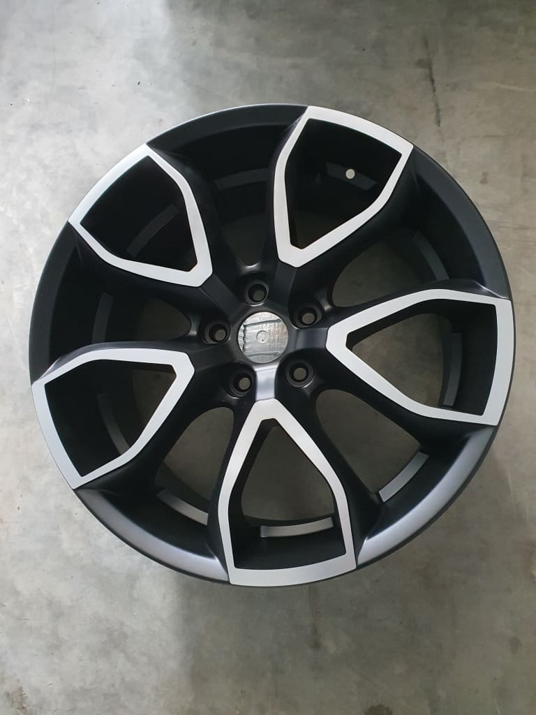 LS3 E-Series Pentagon 20 inch Black Machined REPLICA Wheels (PRE-VE)