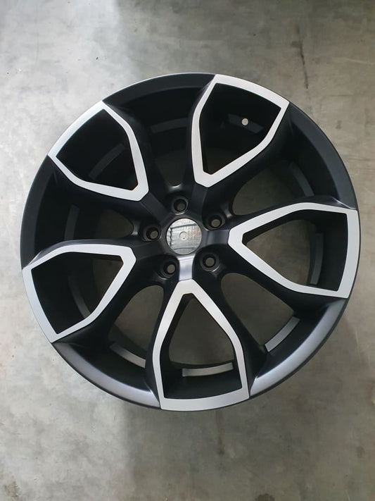 LS3 E-Series Pentagon 20 inch Black Machined REPLICA Wheels (PRE-VE)