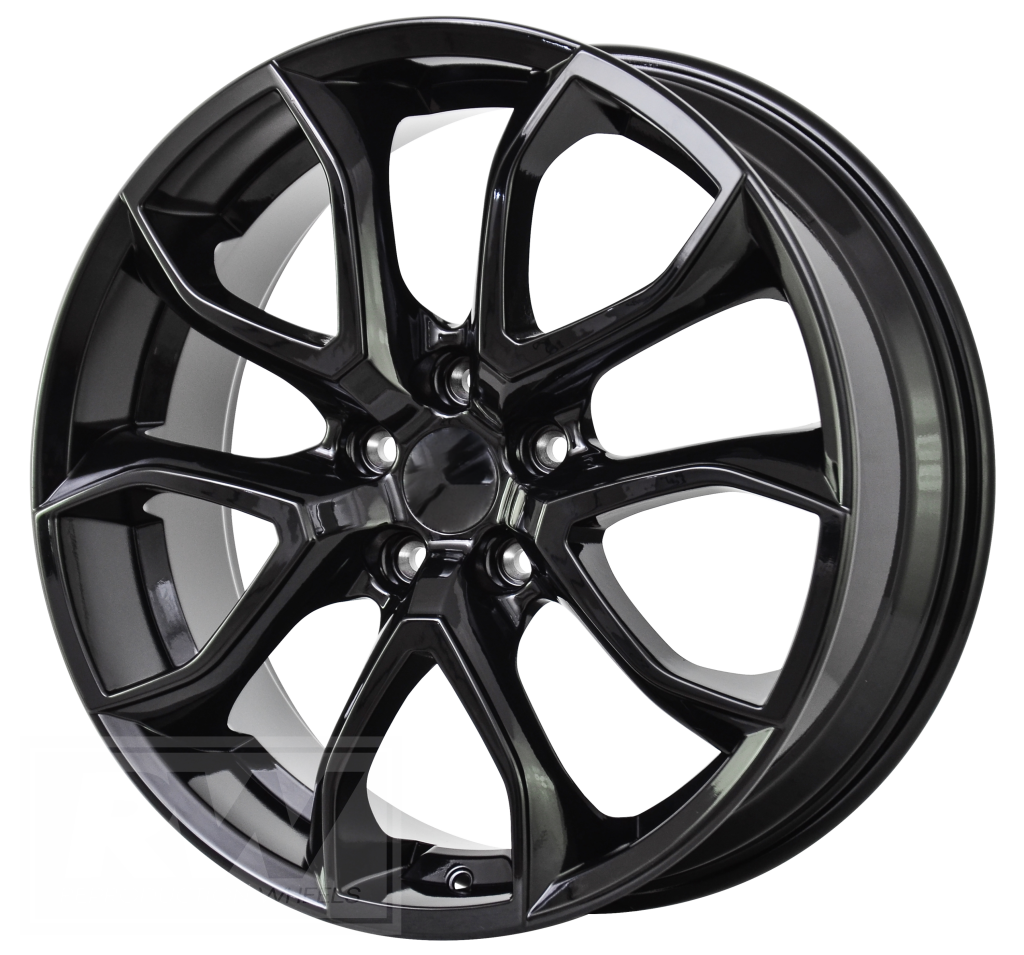 LS3 E-Series Pentagon 20 inch Gloss Black REPLICA Wheels (PRE-VE)