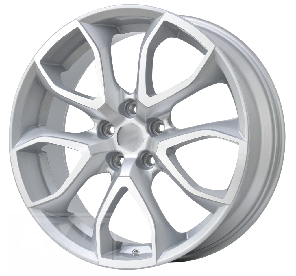 LS3 E-Series Pentagon 20 inch Silver Machined REPLICA Wheels (PRE-VE)