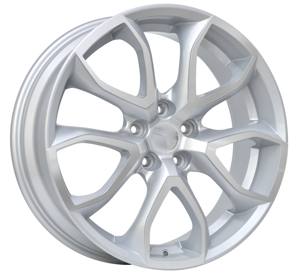 LS3 E-Series Pentagon 20 inch Silver Machined REPLICA Wheels (PRE-VE)