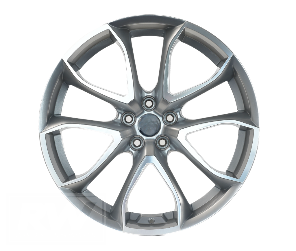 LS3 E-Series Pentagon 22 inch Silver Machined REPLICA Wheels