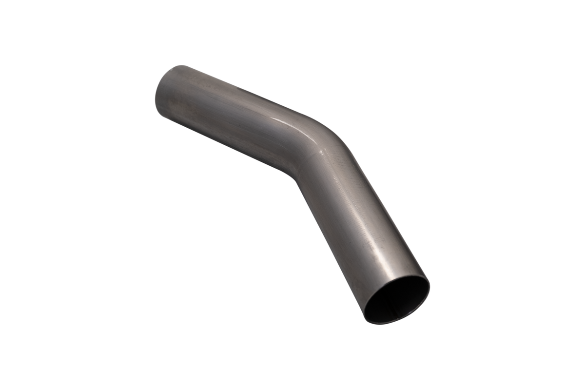 2.5Inch Mandrel Bend, 30 Degree, 409 Stainless Steel