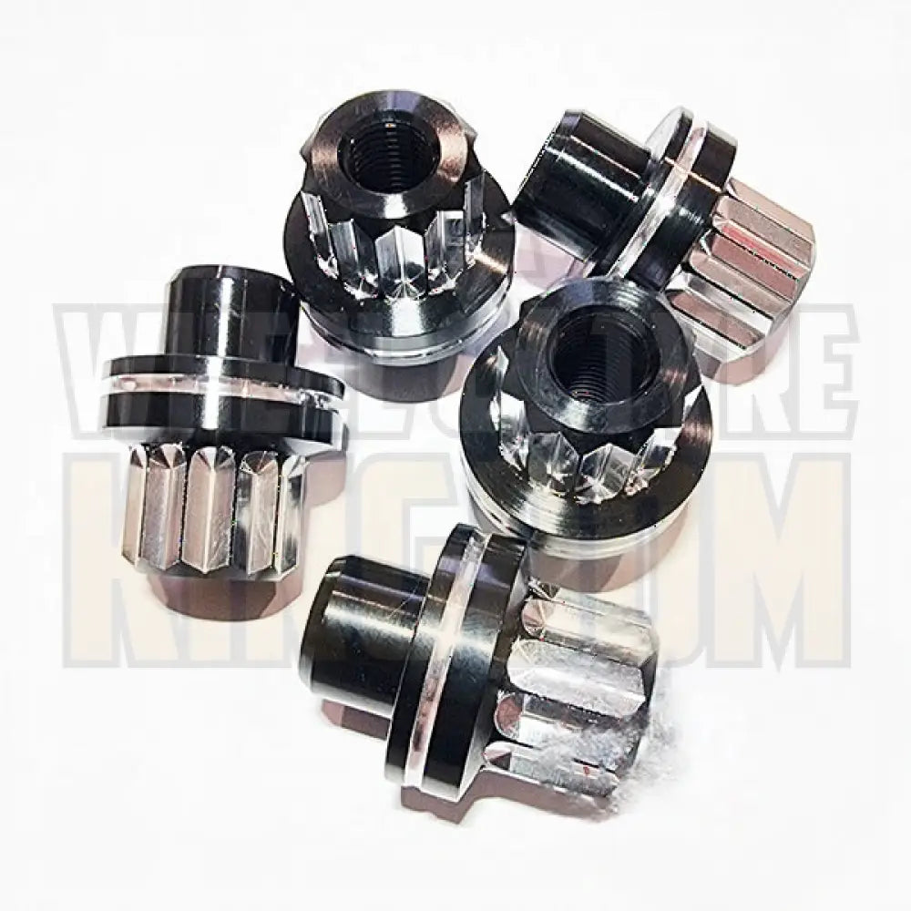 Outlaw Drag Billet 12pt Wheel Nut - 1/2"-20 Short - Set of 5