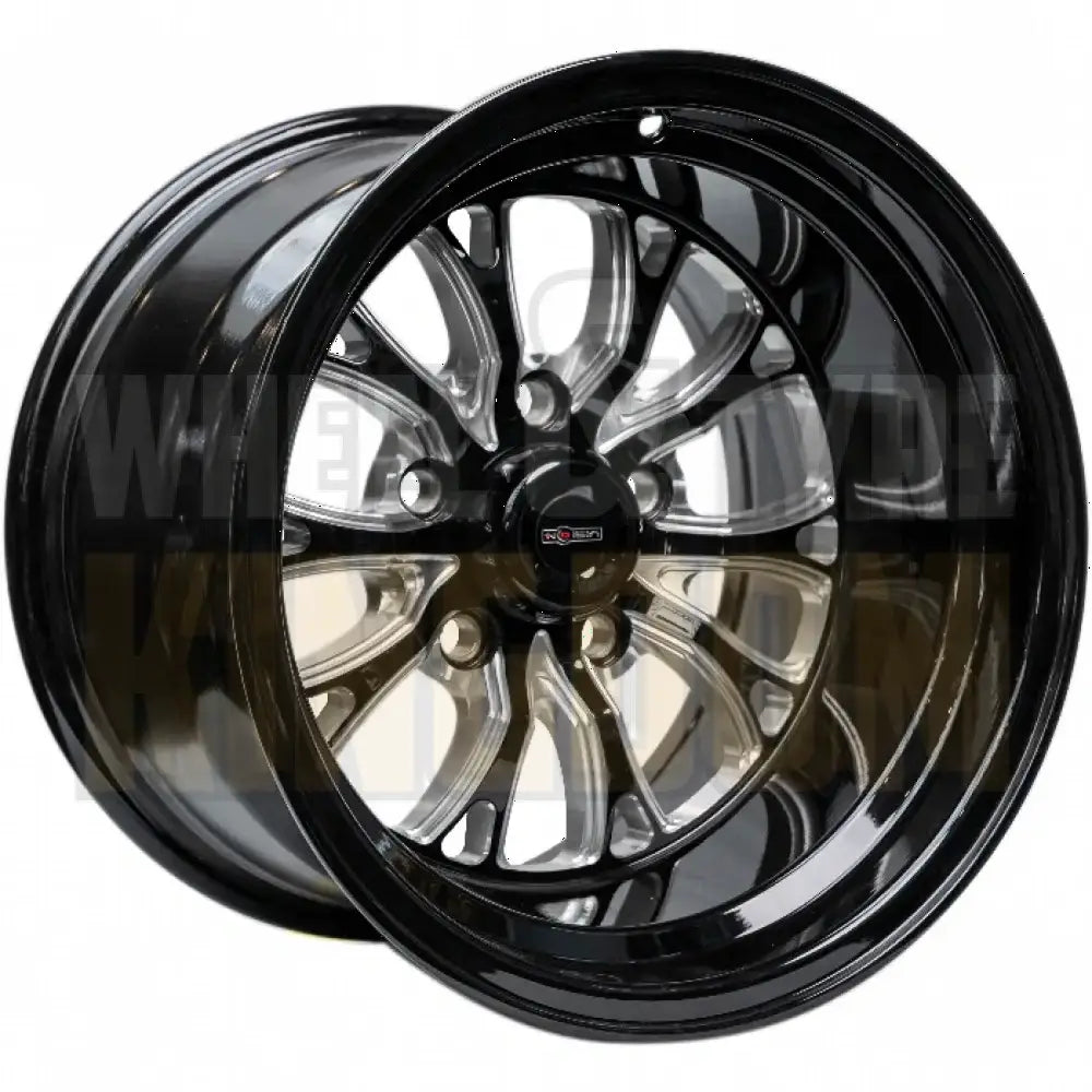 Outlaw Drag Intensity 15x10 5.5"BS Ford - Gloss Black Milled