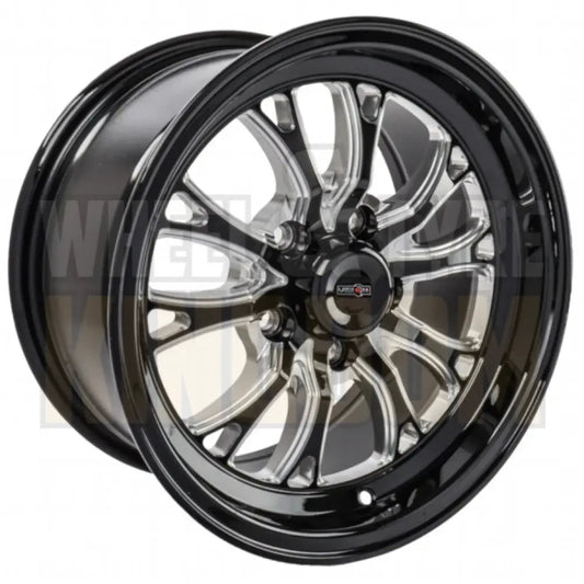Outlaw Drag Intensity 15x8 +27 Holden Commodore - Gloss Black Milled