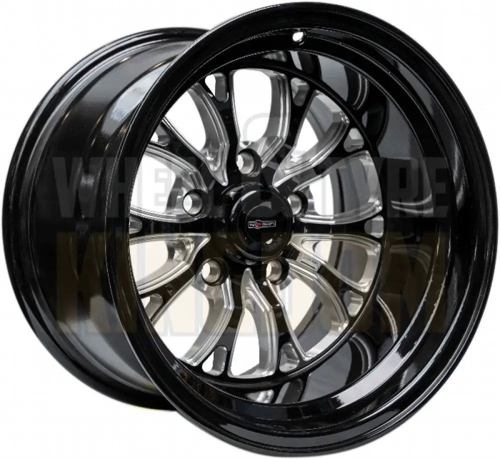 Outlaw Drag Intensity 15x8 4.5"BS Ford - Gloss Black Milled