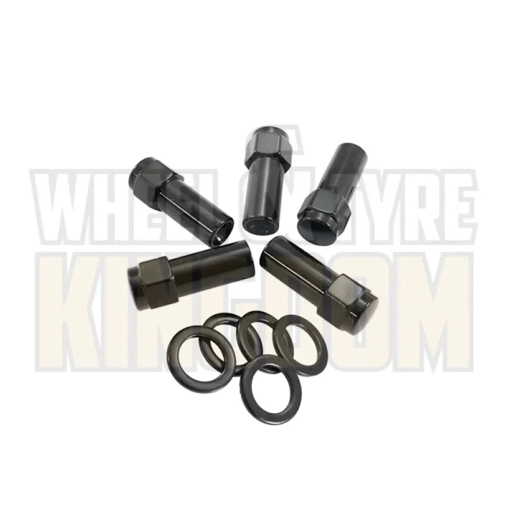 Outlaw Drag Shank Wheel Nuts - Closed 1.00" - Set of 10
