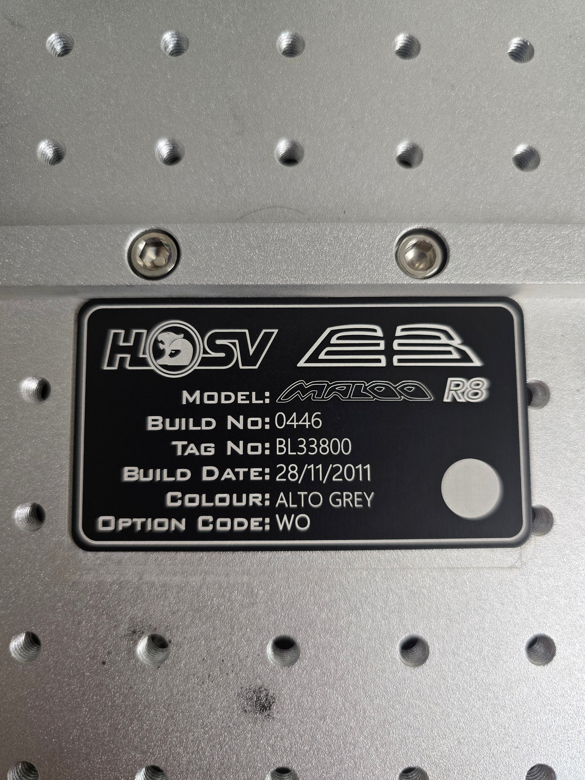 VZ - VE HSV Build plate