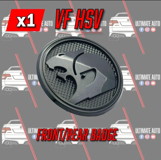 VF HSV Gloss black badge