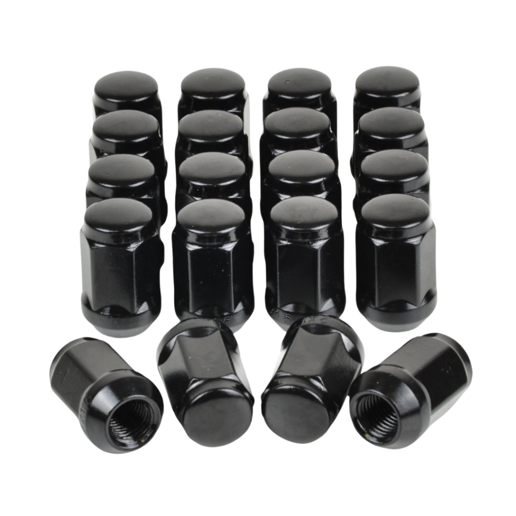 RW Black Acorn Lug Nut 1/2" UNF 44mm for Wheels