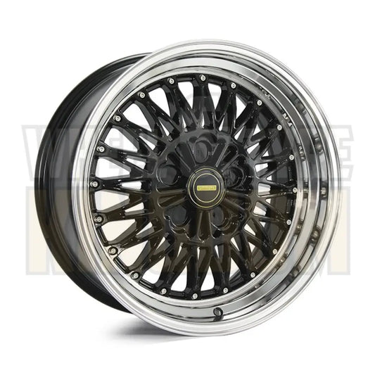 Simmons 17x10 5-stud V51 Gloss Black Mirror Lip