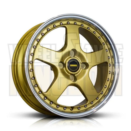 Simmons 17x8.5 4-stud FR-1 Gold Mirror Lip