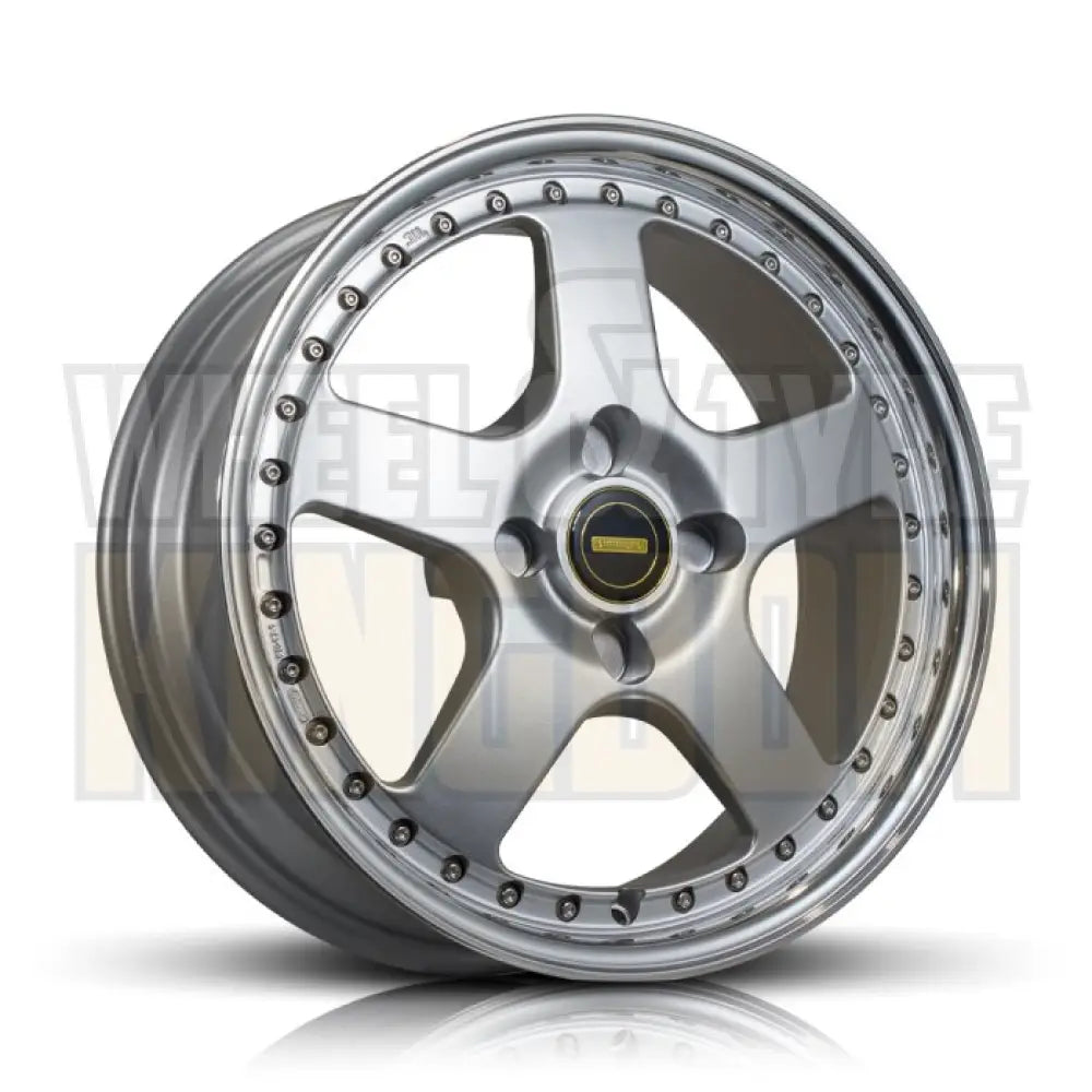 Simmons 18x8.5 4-stud FR-1 Silver Mirror Lip