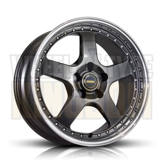 Simmons 19x8.5 5x120 +43 FR-1 Hyper Dark Mirror Lip